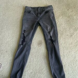 Men’s Hollister Dark Gray/Black Jeans